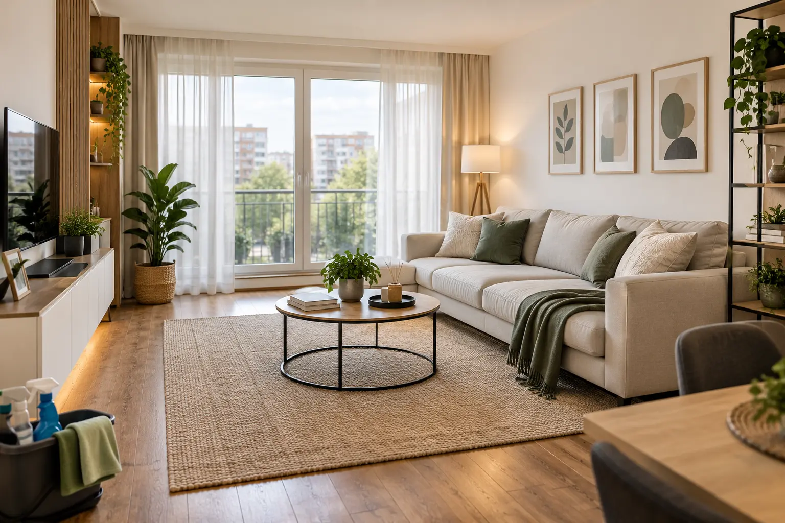 Apartament luminos și proaspăt curățat – oferta Reset de Toamnă Petru & Inés